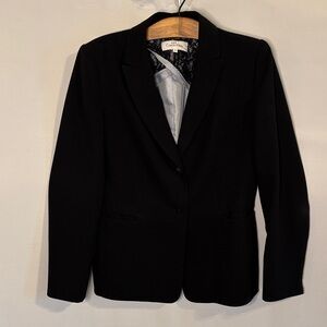 Calvin Klein Black Career Blazer Size 6 Women's Jacket for Suit
